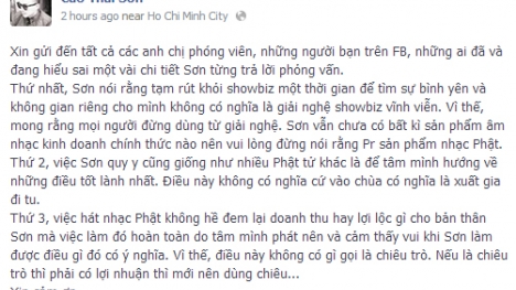 Giải mã bí mật Cao Thái Sơn xuống tóc, quy y